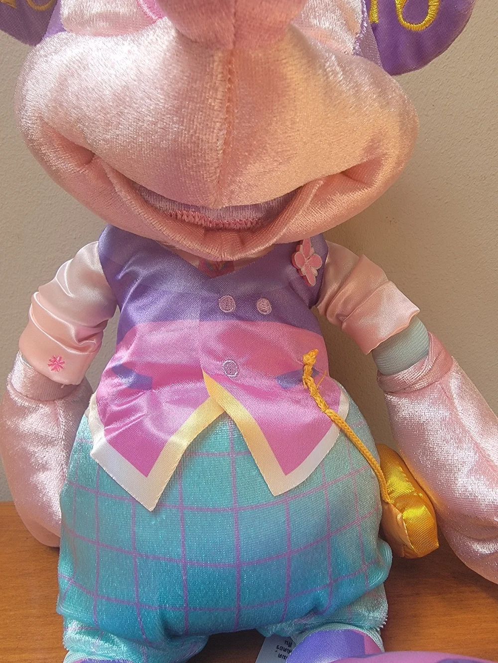Disney Plush Mickey Mouse in Lavender, Pink & Teal Pastels
